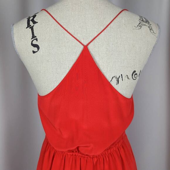 Madewell Silk Starview Cami Mini Dress Red Size 0 - Picture 11 of 14